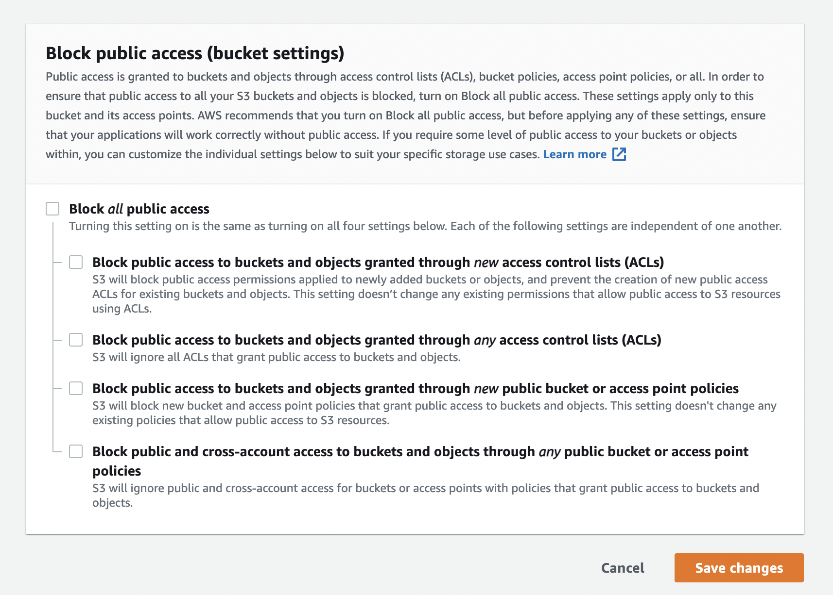 enable public access